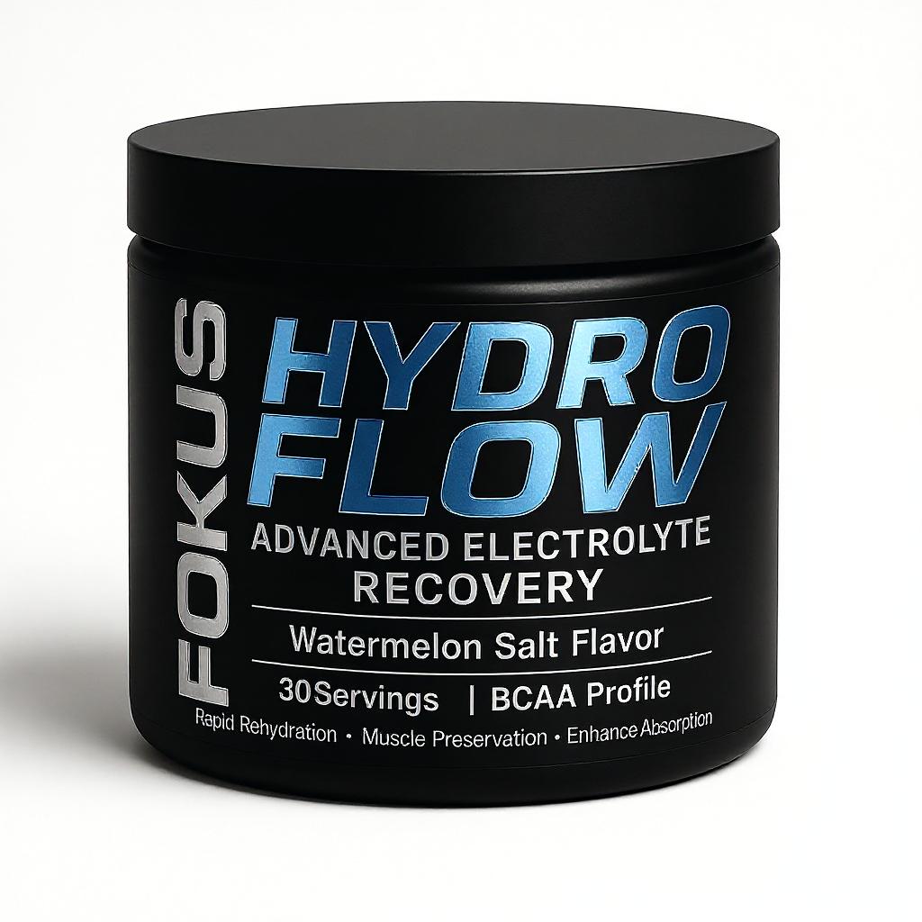 FoKus HydroFlow - Advanced Electrolyte Recovery | Watermelon Salt | 30 Servings