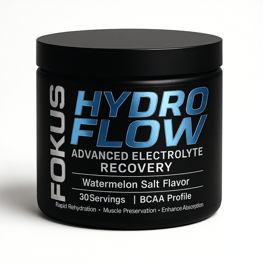 FoKus HydroFlow - Advanced Electrolyte Recovery | Watermelon Salt | 30 Servings